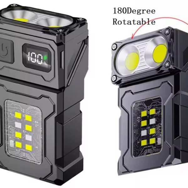 Multifunkcionalna 3U1 LED Lampa s Magnetom, USB punjenjem i Rotirajućom Glavom